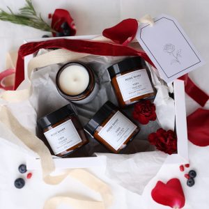 Aromaterapik Gül Mumu